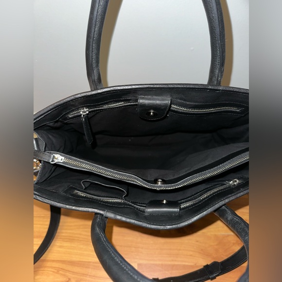 RARE-Tony Bianco Carla Black/White Pony Tote Bag - Picture 3 of 6